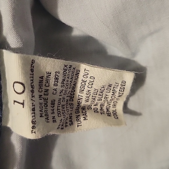 Women's American Eagle Artist Crop Low Rise Sz 10 - Picture 9 of 10